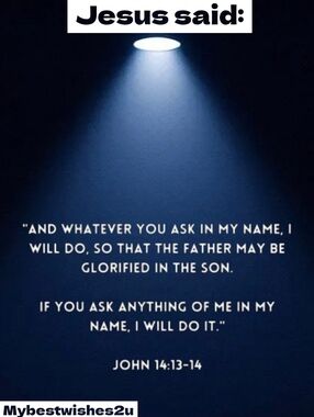 Just Ask In His Name 💜